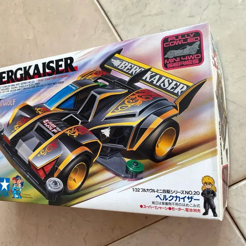 [BUNJANG] Tamiya Berge Kaiser Mini 4WD Model 19420 / 초판)당시물 타미야 베르크 카이저 미니카 19420  미니사구
