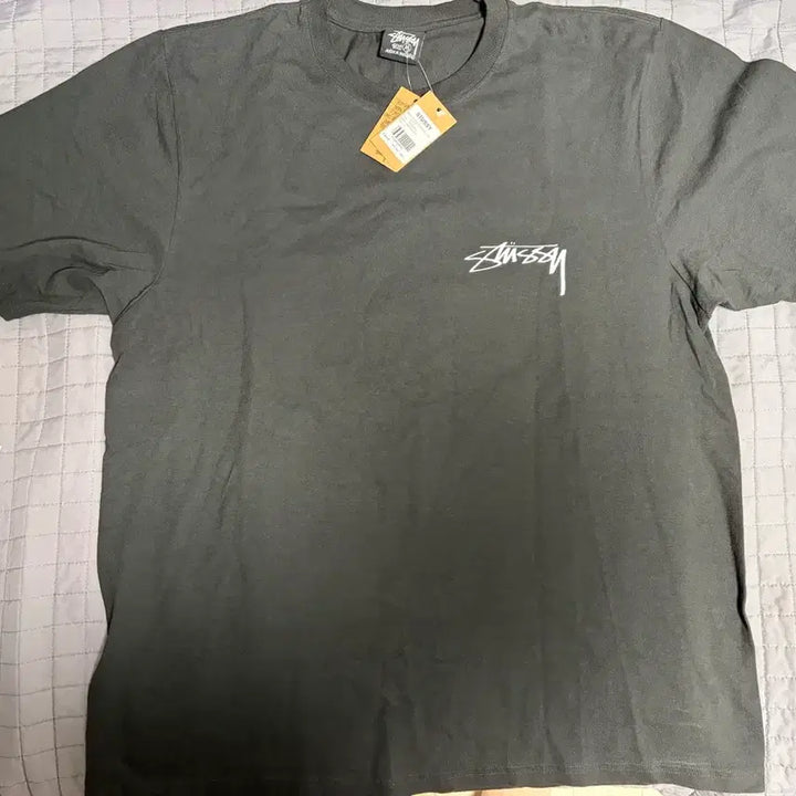 [BUNJANG] Stussy Skate Stack Black T-Shirt / 스투시 Skate Stack 블랙 반팔 티셔츠