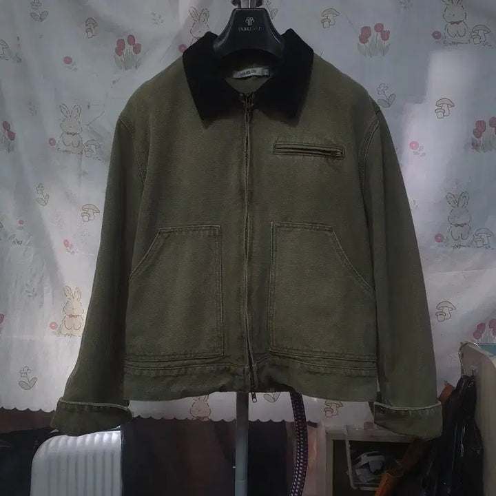 [BUNJANG] Adrielos Washed Canvas Work Jacket / 에드리엘로스    워시드   캔버스  워크 자켓