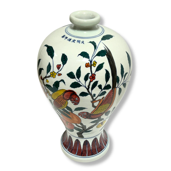 [SOLD OUT] 명선덕백자오채화가조도매병 [중국도자기]
