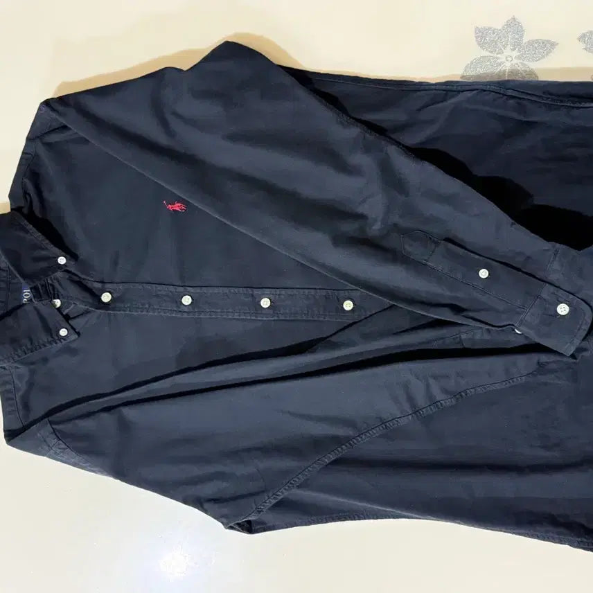 [BUNJANG] Polo Ralph Lauren Black Shirt / 최신형 24년 폴로 랄프로렌 블랙 셔츠 qr인증 가능 실측있음