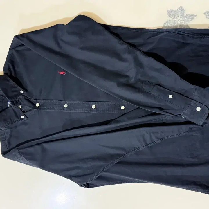 [BUNJANG] Polo Ralph Lauren Black Shirt / 최신형 24년 폴로 랄프로렌 블랙 셔츠 qr인증 가능 실측있음