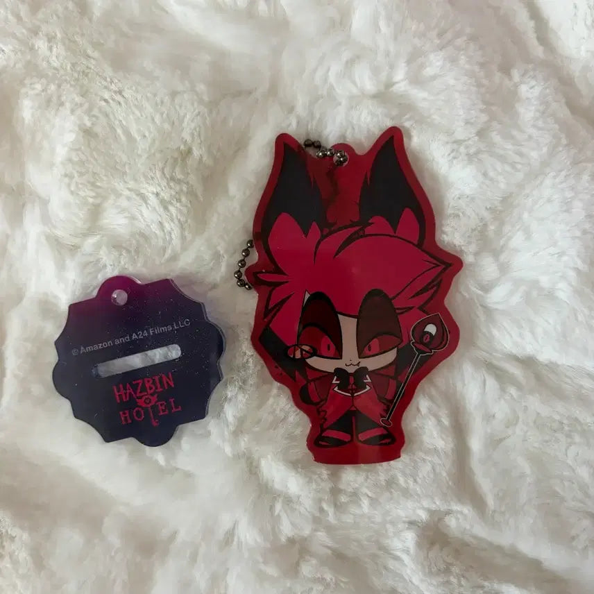 [BUNJANG] Hazbin Hotel Alastor Acrylic Stand Popup Keyring / 해즈빈호텔 알래스터 아크릴 스탠드 팝업 키링