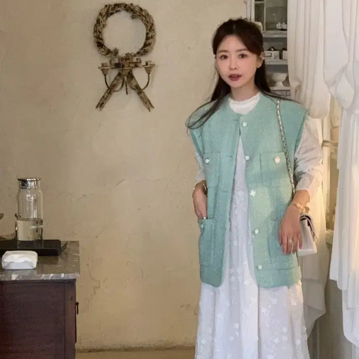[BUNJANG] Bicini Sour Sweet Best Vest (Mint) / [최저가]바이씨니 새콤달콤베스트 (민트)