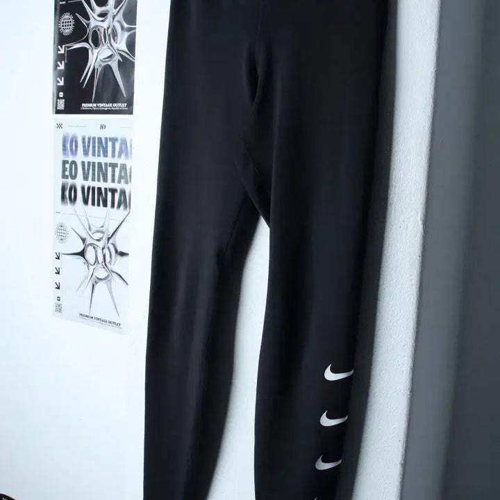 [BUNJANG] Nike Multi Swoosh Training Pants Leggings Black Running / W(M) 나이키 트레이닝복 바지 레깅스 멀티스우시 블랙 러닝-261F