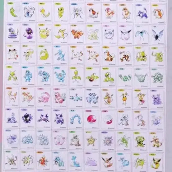 [BUNJANG] Season 5 Pokemon Stickers (Tti-bu-sseal) / 시즌 5 포켓몬 띠부씰 완성본 교환/ 판매