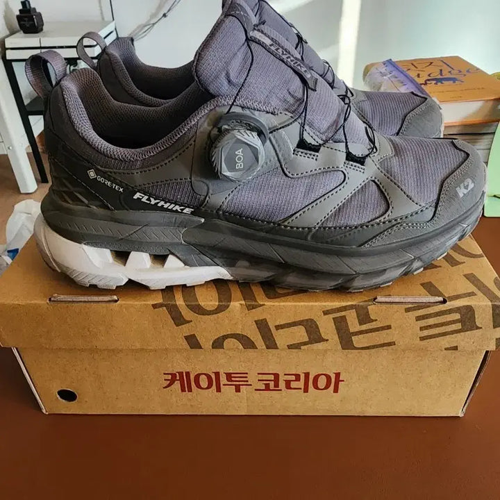 [BUNJANG] K2 Flyhike Gore-Tex Hiking Boots - Grey, 270 / K2 플라이하이크 고어텍스 등산화 그레이 270