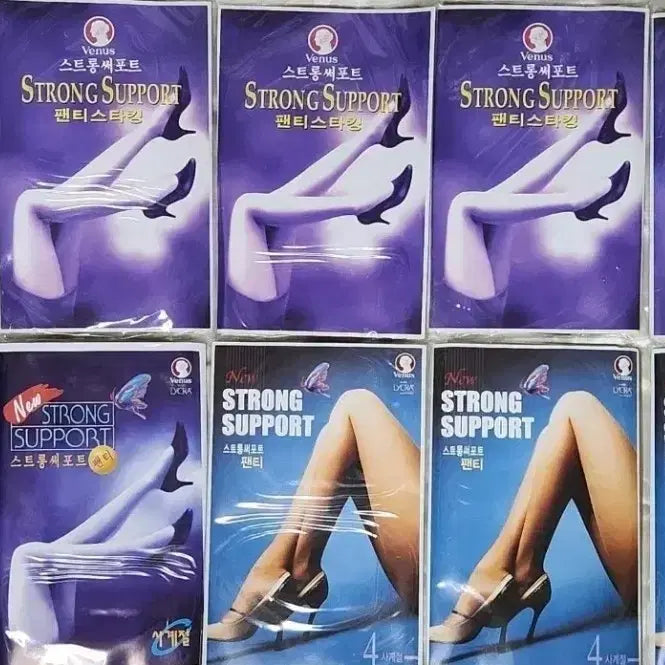 [BUNJANG] Venus Strong Support Pantyhose - 10 Pack Set / Venus 스트롱 서포트 팬티스타킹 / 팬티10장셋트