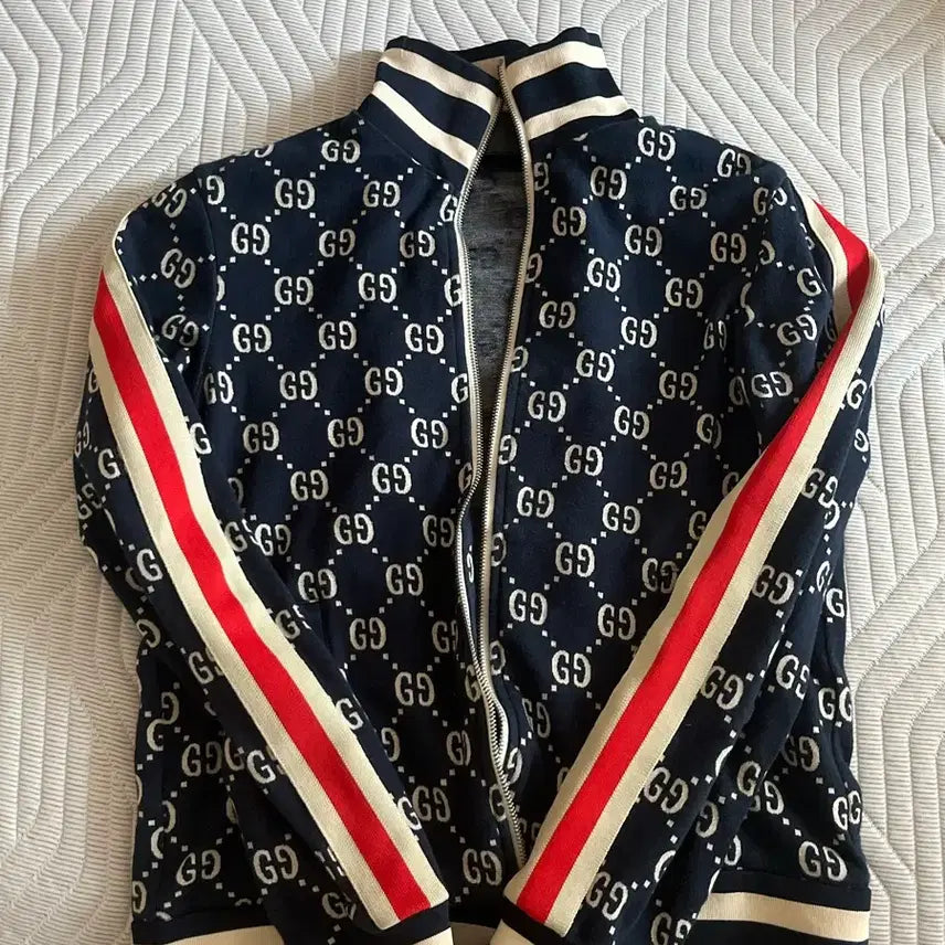 [BUNJANG] Gucci Jacquard Training Zip-Up Jacket - Size S / 급처 정품 구찌 자카드 트레이닝 집업 자켓 s