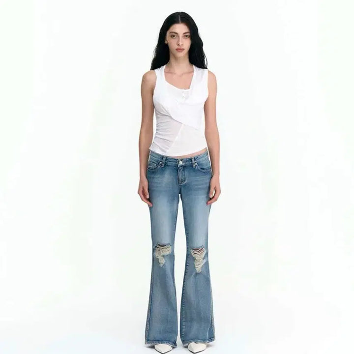 [BUNJANG] EVERYDAYNESS DENIM Archives Bootcut Jeans / 2000 아카이브스 부츠컷 청바지 EVERYDAYNESS DENIM (B