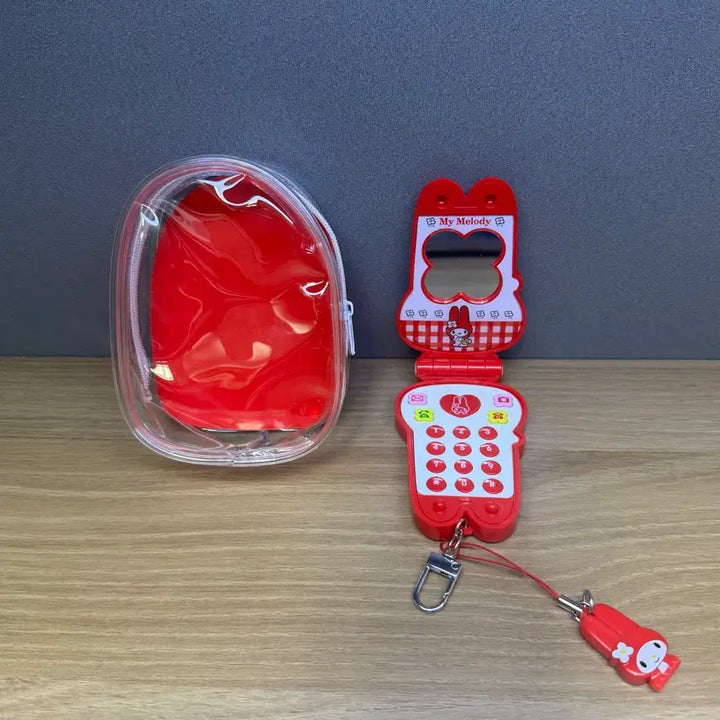 [BUNJANG] My Melody Cell Phone Folder Phone Charm / 마이멜로디 휴대폰 폴더폰 키링 산리오 핸드폰