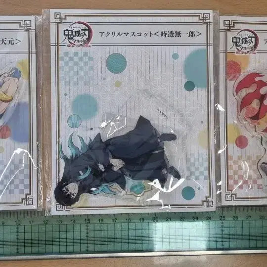 [BUNJANG] Demon Slayer Acrylic Mascot Tengen, Muichiro, Rengoku Set / 귀멸의 칼날 아크릴 마스코트 텐겐 무이치로 렌고쿠