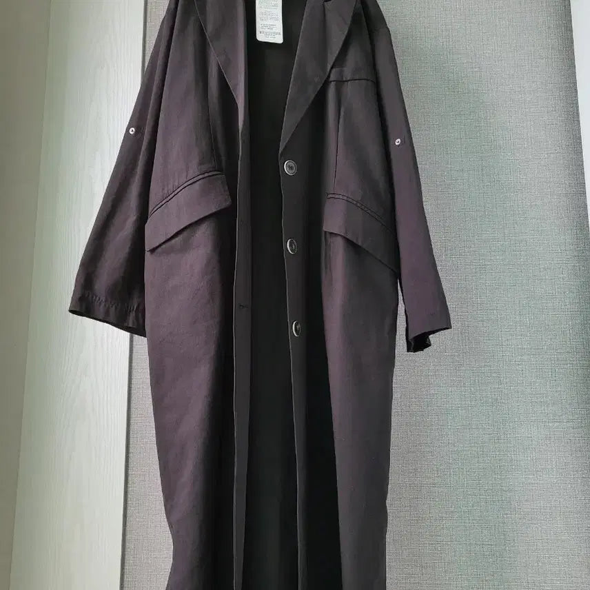 [BUNJANG] CLEF Long Coat Black (Size F) / (택가198000원)CLEF 롱코트