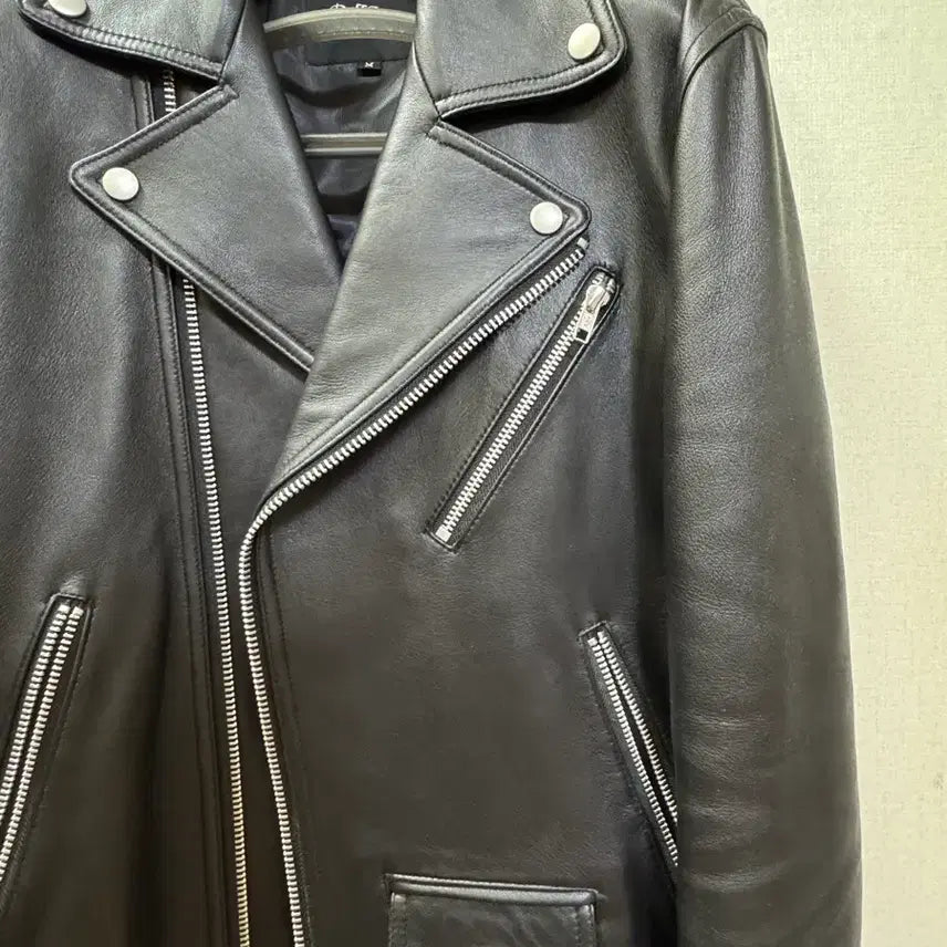 [BUNJANG] Dope Jassun Lambskin Rider Leather Jacket / 도프제이슨 램스킨 라이더 가죽자켓