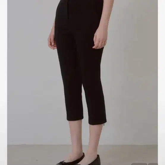 [BUNJANG] ebre Capri Zipper Slit Pants Size S / ebre 에브레 카프리지퍼슬릿PT s사이즈