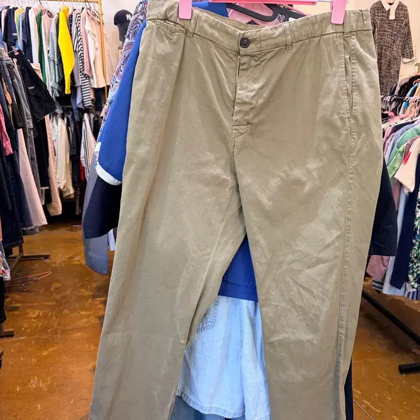 [BUNJANG] Golden Goose Khaki Cotton Pants / 골든구스 카키 면바지 팬츠