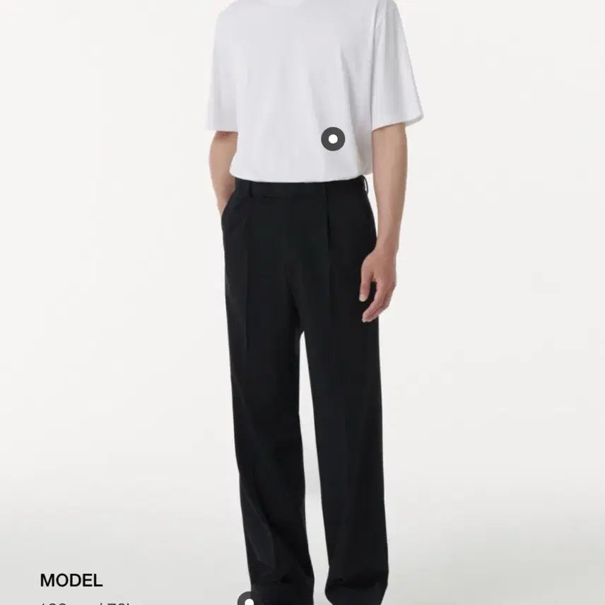 [BUNJANG] Musinsa Wide Hidden Banding Slacks / 무신사 와이드 히든 밴딩 슬랙스