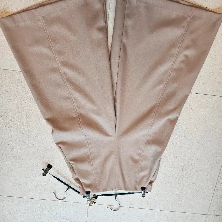 [BUNJANG] Beige Bootcut Slacks / 베이지 부츠컷 슬랙스