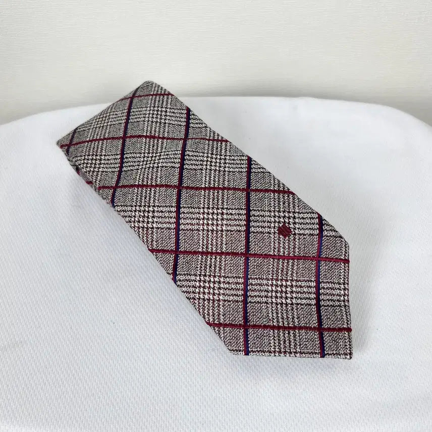 [SOLD OUT] 닥스 체크 실크 넥타이 라덴 빈티지