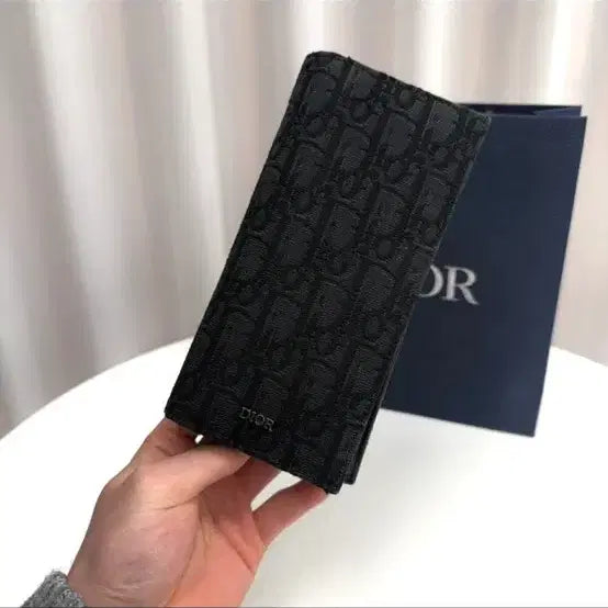 [BUNJANG] Dior Oblique Long Wallet Black / 디올 오블리크 장지갑 블랭