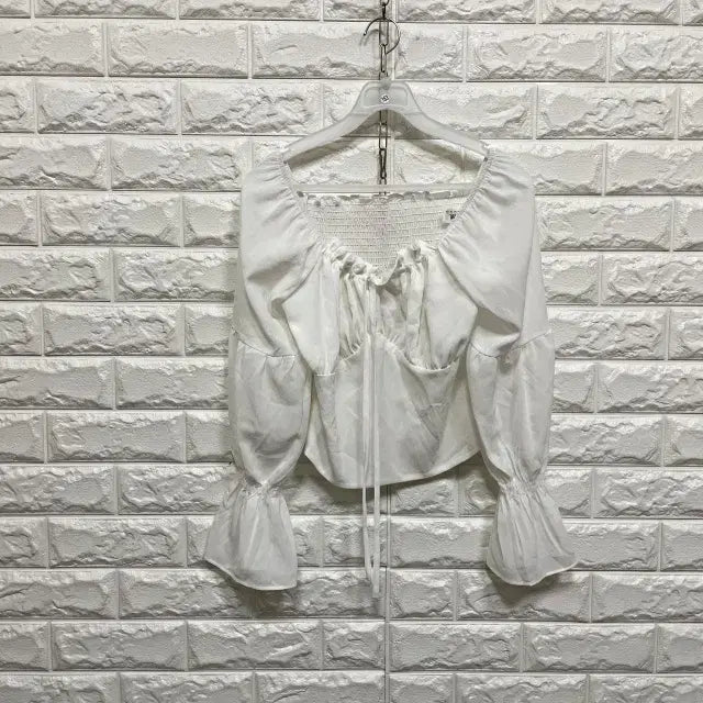[BUNJANG] Long Sleeve Blouse / 0163) 긴팔 블라우스