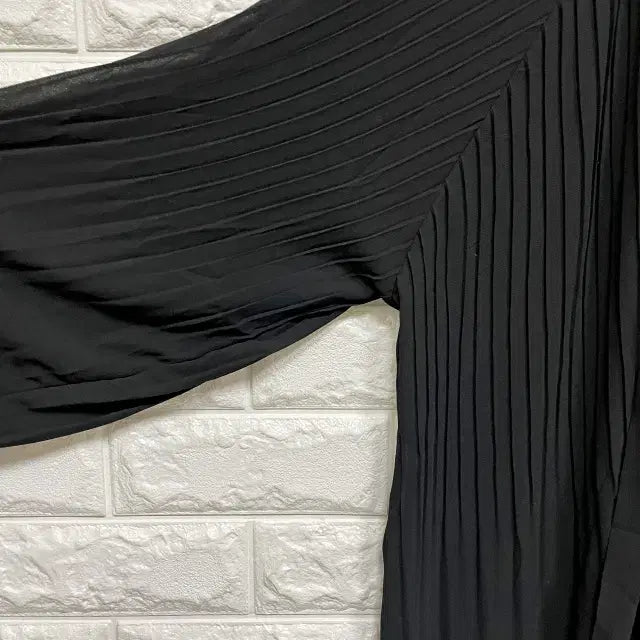 [BUNJANG] Long Sleeve Pleated Blouse / 0182) 긴팔 플리츠 블라우스