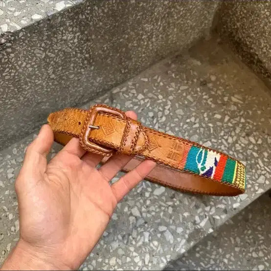 [BUNJANG] Vintage Leather Belt / 빈티지 가죽 벨트