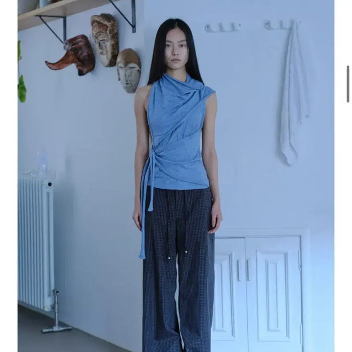 [BUNJANG] Verso Straight Drawstring Pants (Black) / 베르소 Straight Drawstring Pants (black)