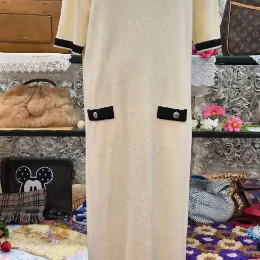 [BUNJANG] OZOC Knit Long Dress / OZOC 오조크 니트 롱원피스 (55 66 77)