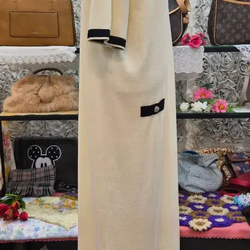 [BUNJANG] OZOC Knit Long Dress / OZOC 오조크 니트 롱원피스 (55 66 77)