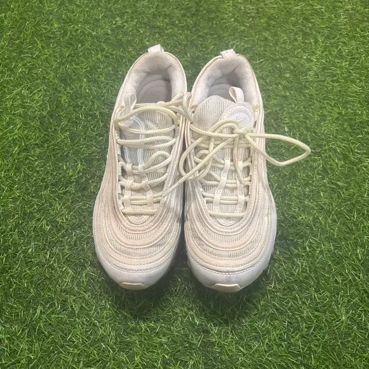 [BUNJANG] Nike Air Max 97 White Sneakers / 나이키 에어맥스97 화이트 운동화