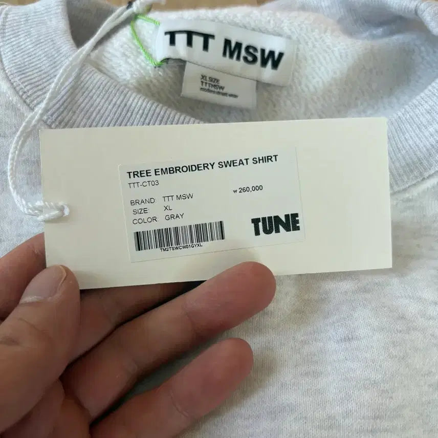 [BUNJANG] TTTMSW Crewneck XL / [XL] TTTMSW 크루넥
