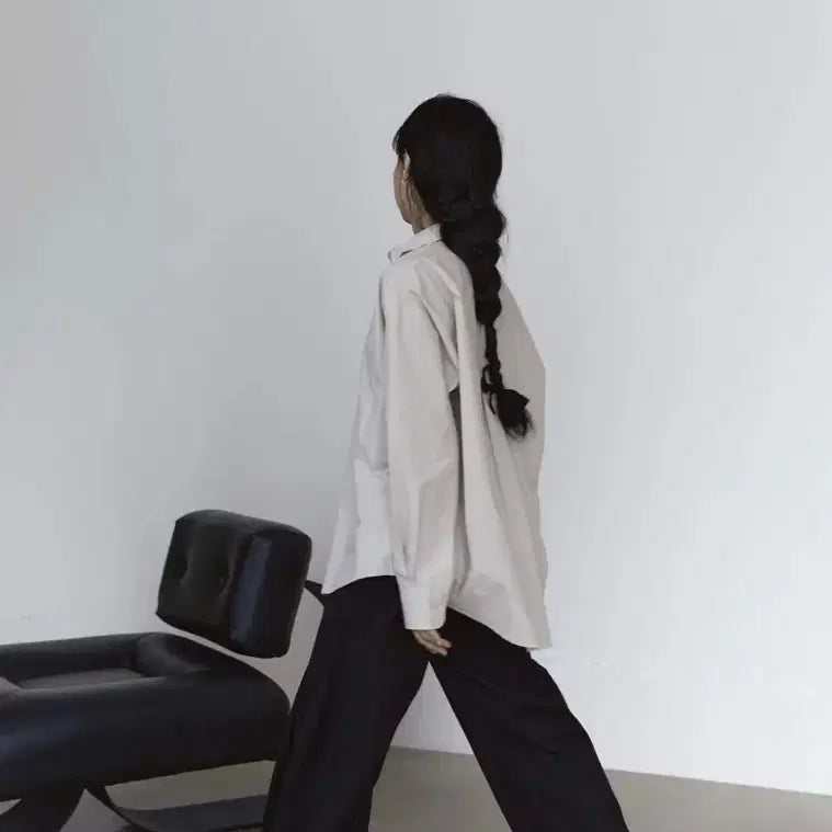 [BUNJANG] Rolling on the Grass Wire Shirt (Beige) / 롤링온더글라스 와이어셔츠(베이지)
