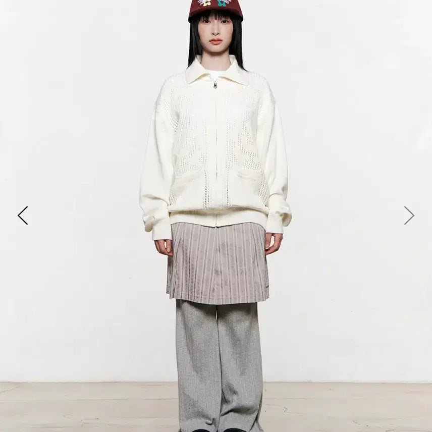 [BUNJANG] The Museum Visitor Layered Skirt Pants / 더뮤지엄비지터 레이어드 스커트 팬츠 layered skirt pants