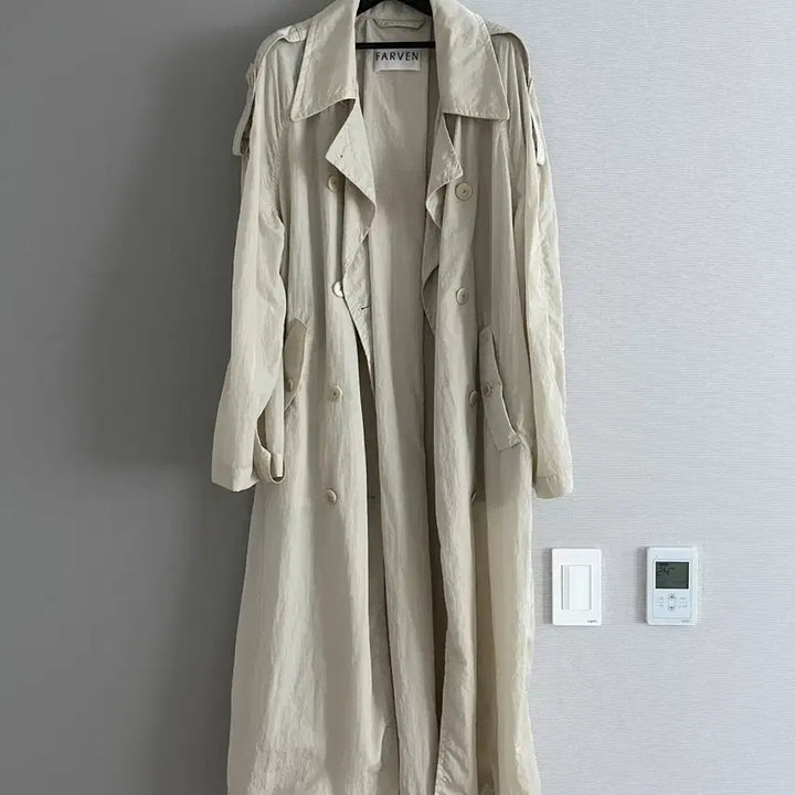 [BUNJANG] Parabeng Nylon Trench Coat / 파르벵 나일론 트렌치
