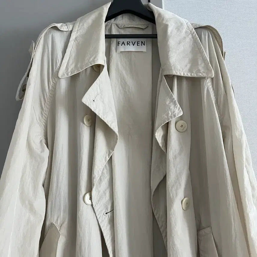 [BUNJANG] Parabeng Nylon Trench Coat / 파르벵 나일론 트렌치