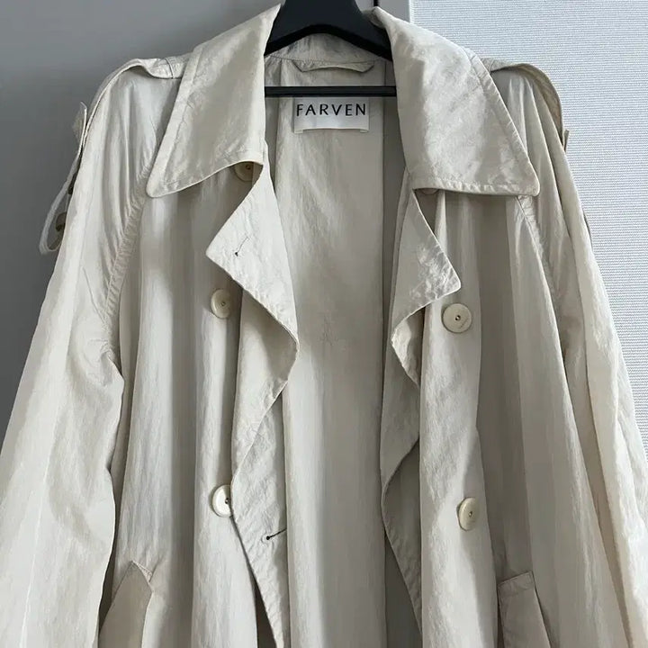 [BUNJANG] Parabeng Nylon Trench Coat / 파르벵 나일론 트렌치