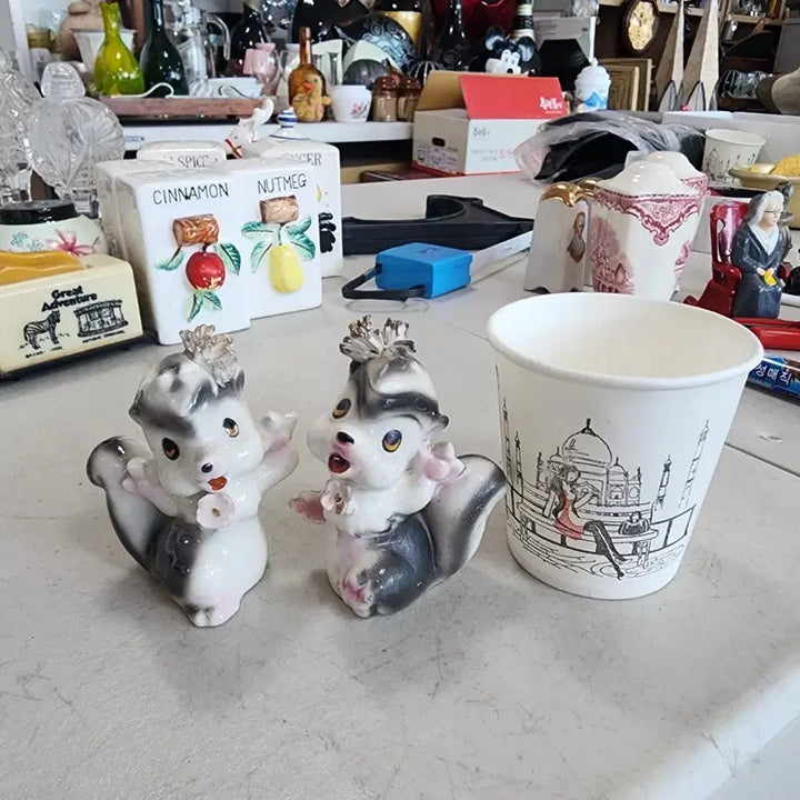 [BUNJANG] Vintage Japanese Ceramic Spice Jar Set / 옛날 Japan 오래된 도자기 양념통 세트에10000원