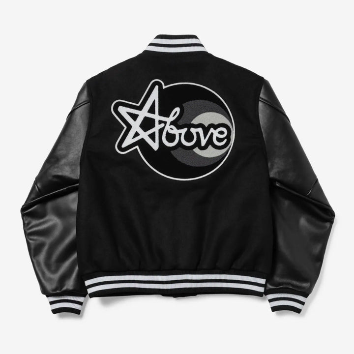 [BUNJANG] A6OVE Varsity Jacket Black / [M]어보브 스타디움 자켓 블랙