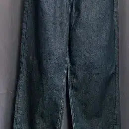 [BUNJANG] Dark Wash Denim Wide Pants / 진청 데님 와이드 팬츠