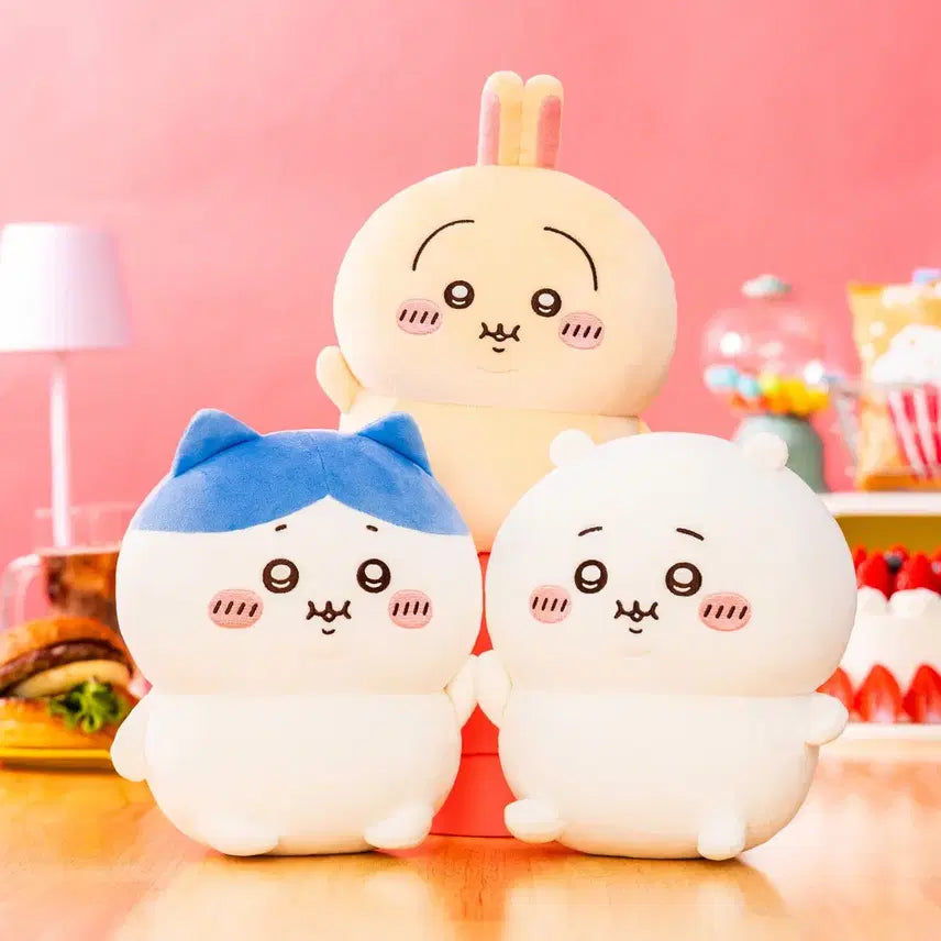 [BUNJANG] Cheeikawa "Chubby" Plush Doll (Hachiware, Usagi) / 치이카와 뚱뚱 통통 뚠뚠 돼지카와 치이카와 하치와레 우사기 먼작귀 인형
