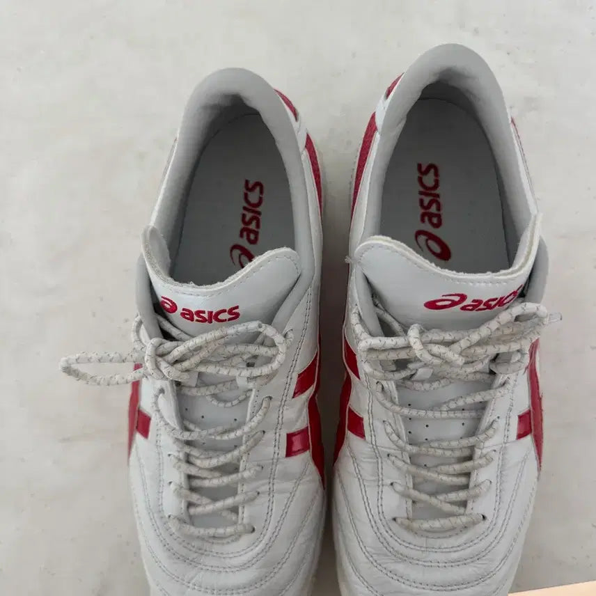 [BUNJANG] Asics C3 White/Red 255 / 아식스 c3 흰색/빨강 255 판매