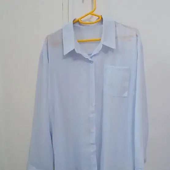 [SOLD OUT] (30분 착용) 새거급 여자 시스루 여름 블라우스