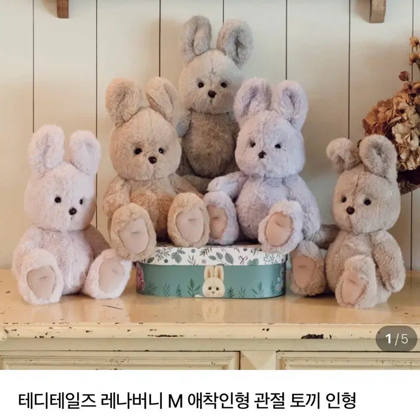 [BUNJANG] Teddy Tales Lena Bunny Lavender M Size / (새상품) 테디테일즈 레나버니 라벤더 M 사이즈 팝니다.
