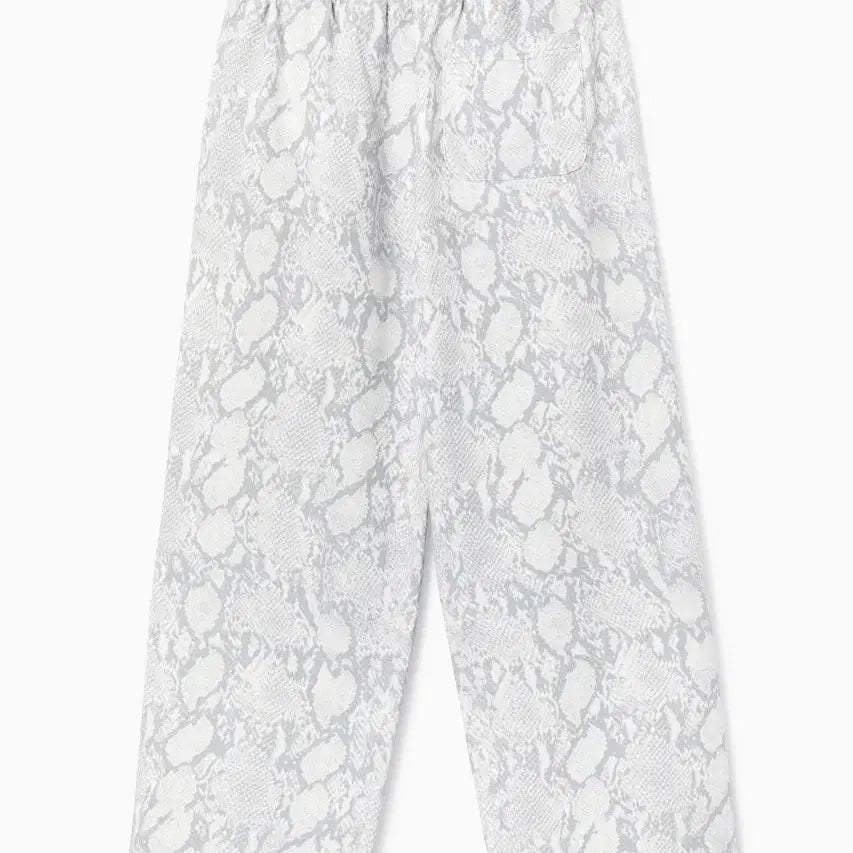 [BUNJANG] S/E/O Seoul Python Side-Trim Sweatpants White Size 2 / S/E/O 에스이오 파이톤 스웻팬츠 2