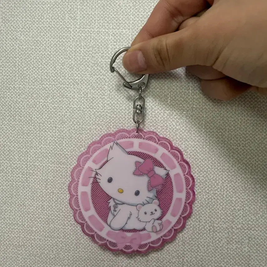 [BUNJANG] Chami Kitty Acrylic Keyring / 챠미키티 아크릴키링
