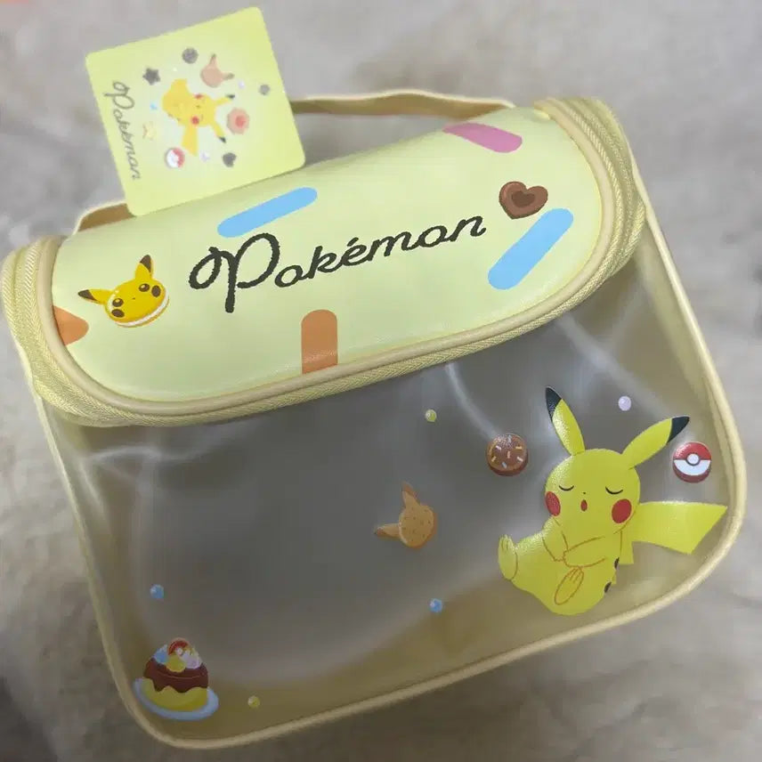 [BUNJANG] Pokemon Pikachu Large Yellow Pouch / 포켓몬스터 정품 피카츄 대형 옐로우 파우치