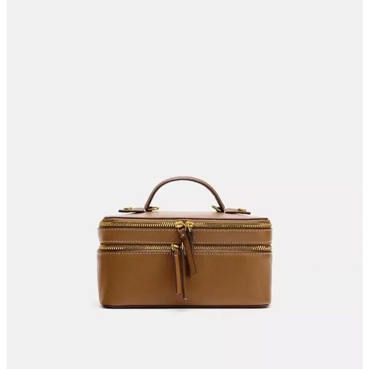 [BUNJANG] ZARA Vanity Bag Brown / 자라 ZARA 베니티백