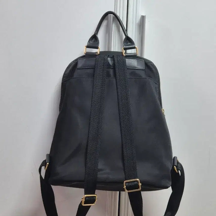[BUNJANG] Daks Black Solid Nylon Backpack / 닥스 블랙 단색 나일론 백팩