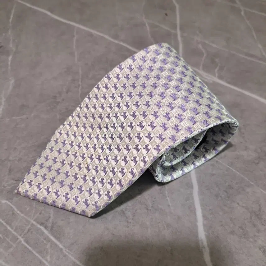 [BUNJANG] Renoma Pattern Necktie Purple/White / renoma. 패턴 넥타이 퍼플/화이트